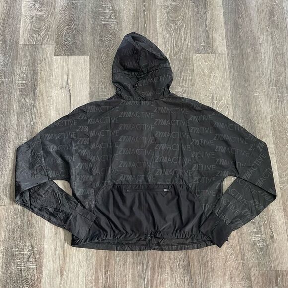 NWT Zyia Active Breeze Jacket in Black - Size: XXL - Picture 10 of 11